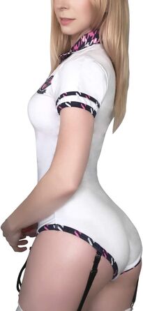 Піжама-комбінезон LittleForBig Baumwolle: костюм служниці XXL з бавовни