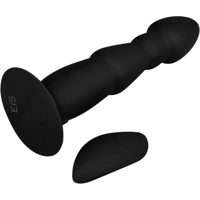 Анальний вібратор з пультом дистанційного керування | Водостійкий (IPX7) аналплаг для чоловіків та жінок | Гнучке секс-іграшка | 10 режимів вібрації | Анальний плаг з силікону | 20 см