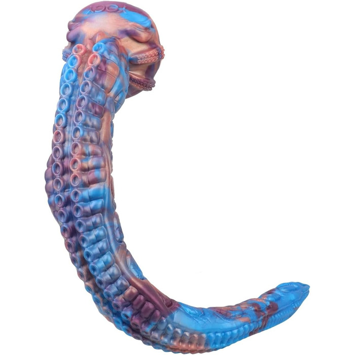 Анальний стимулятор-аналог кракена, 63.5 см, силікон, для дорослих, великий розмір