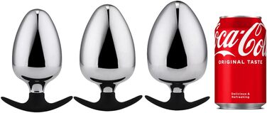 Анальний плаг L-XXL з нержавіючої сталі для чоловіків та жінок. Розширювач для стимуляції простати, SM секс-іграшка для початківців та досвідчених