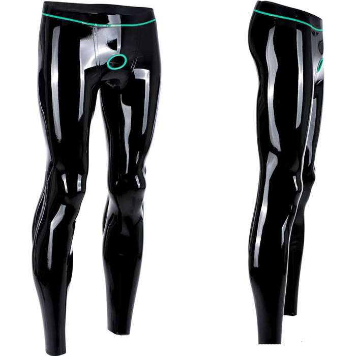 Шкарпетки-шкарпетки з латексу для чоловіків з отворами, круглий шов, еластичні, чорні, розмір M