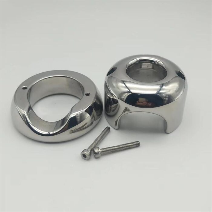 Важкий металевий кільце-важлик для яєчок, розтягувач яєчок, кільце для пеніса, затримка еякуляції, іграшки для дорослих для чоловіків