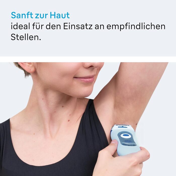 Електрична бритва для жінок Braun Silk-épil LS5160 3-в-1 (голениця, тример, пілінг-система), водонепроникна, синя