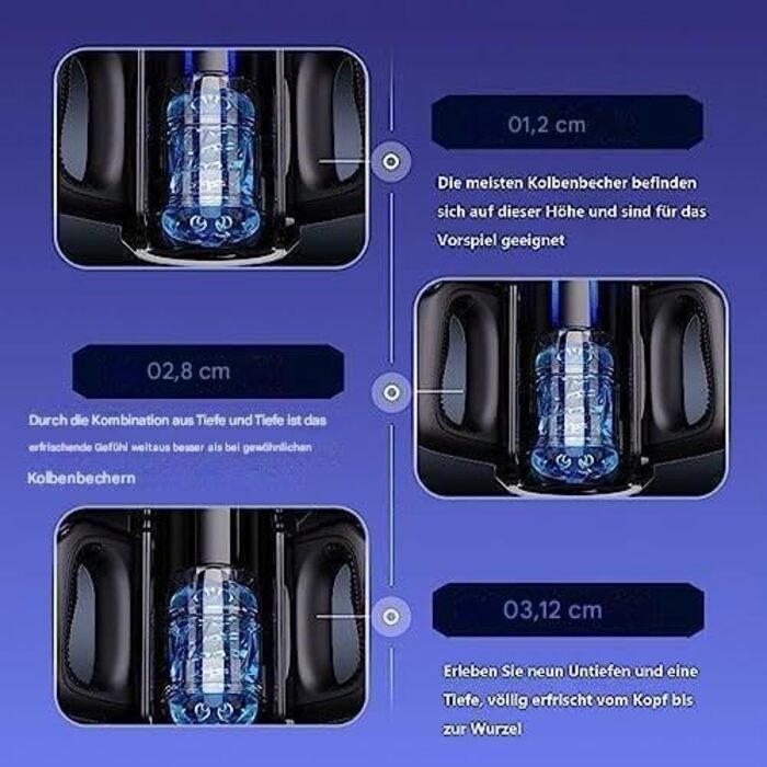 Електричний мастурбатор Leten Cannon King Pro з тримачем для телефону, 2 насадки, подвійні ручки, голосове управління та 10 режимів вібрації. Іграшка для чоловіків