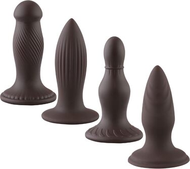 Анальні стимулятори Anale Stecker: 4 розміри, стимулятор G-точки, масаж простати, іграшки для дорослих