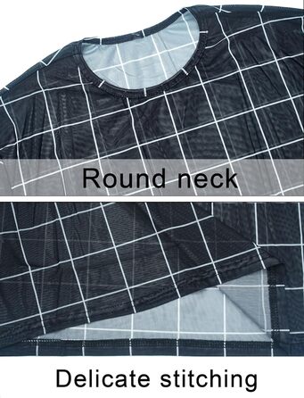 Чоловіча сітчаста футболка AIEOE з блискітками, прозора сорочка-сітка, футболка з коротким/довгим рукавом для клубів, літня сітчаста кофта, розмір M