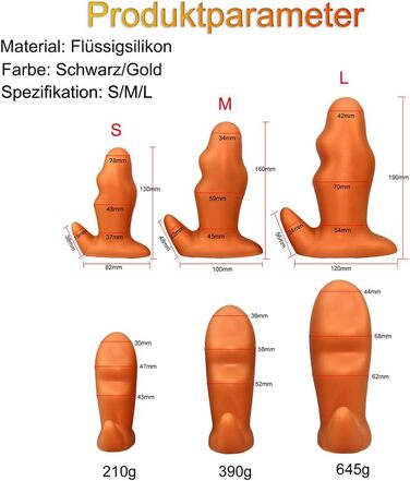 Анальний плаг з силікону Kuaecr: гнучкий, для чоловіків та жінок