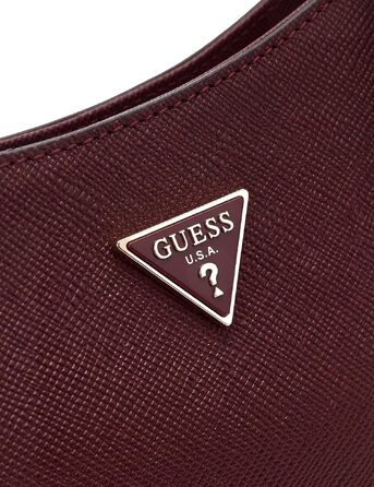 Жіноча сумка-кросбоді GUESS Noelle II з верхнім замком (Бургунді)