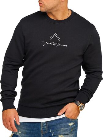 Чоловічий світшот Jack & Jones Infinity Austin, чорний, розмір S