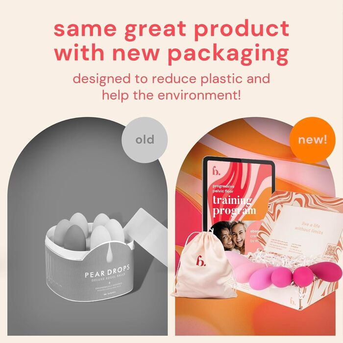 Bodyotics Тренажер для дна тазу для жінок - Комплект для тренування Kegel - 6-частинний набір для початківців