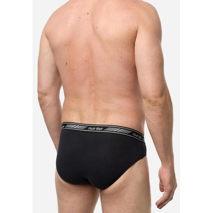 Чоловічі труси 6 шт. 3D Flex Classic Slip з бавовни, чорні, XXL