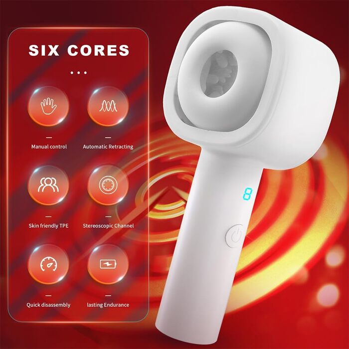 Електричний мастурбатор Seckoe: автоматичний, телескопічний, T-подібний, для чоловіків