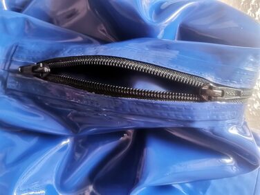 Шорти з латексу для чоловіків MFMYEE - прозорі, з блискавкою, ручна робота, XL