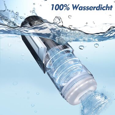 Електричний мастурбатор для чоловіків: секс-іграшка з 7 функціями (сосання, телескоп, обертання, вібрація)