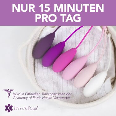 Набір силіконових кегелів для вправ Кегеля - 6 шт. для контролю сечовипускання та зміцнення тазового дна (для жінок)