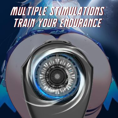 Електричний мастурбатор JFRong з телескопічною конструкцією, 10 режимів вібрації та 3D-вагінальними кишеньками для чоловіків