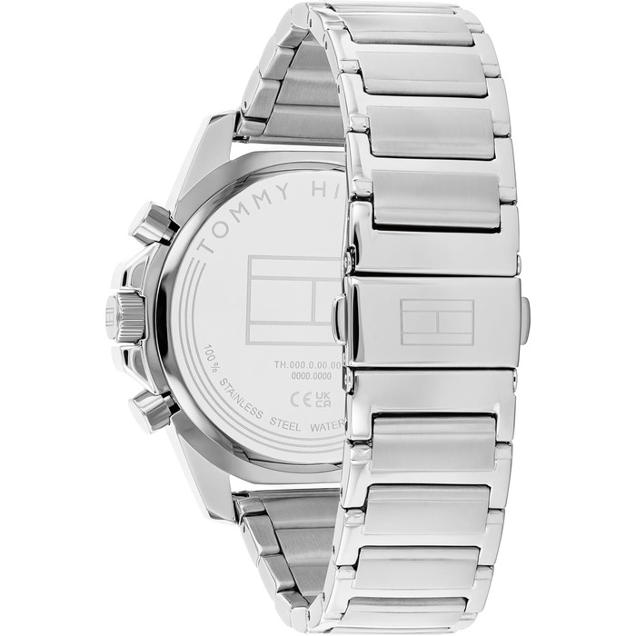 Наручний чоловічий годинник Tommy Hilfiger Quartz з багатофункціональним циферблатом (Білий)