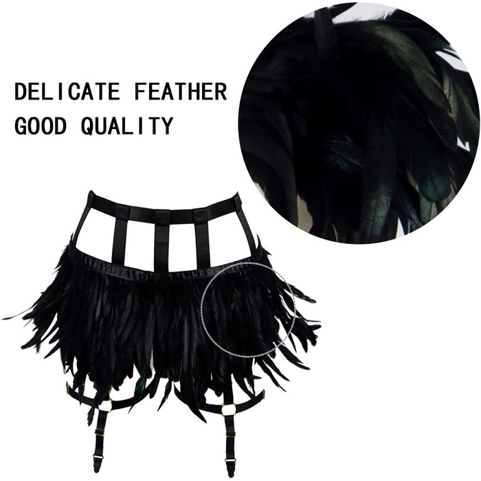 Жіночі мереживні накладки на стегна, ремінці для ніг, пояс-петлі, готичний стиль, для клубу, вечірки, танців, фестивалів (білий, чорний)