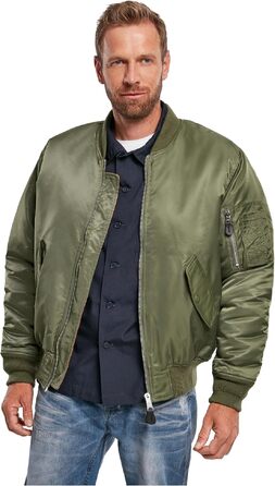 Чоловіча куртка-бомбер Brandit MA-1 Fliegerjacke, колір Olive 1, розмір XL