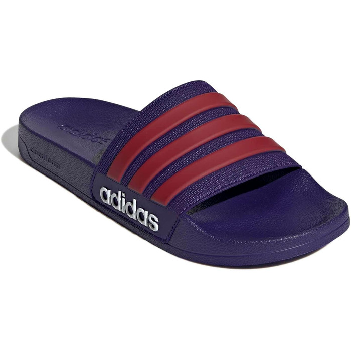 Слишовепці Adidas Adilette Shower Velcro (Collegiate Purple / Team Victory Red / Ftwr White), розмір 50 EU