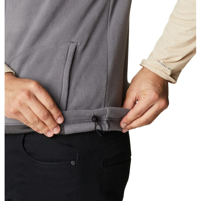 Чоловічий флісовий жилет Columbia Fast Trek Fleece Vest, сірий (City Grey), сезон Осінь-Зима 2024/2025