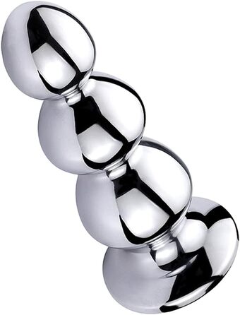 Анальний плагін з нержавіючої сталі з кулями - іграшка для дорослих, SM для жінок, пар, чоловіків