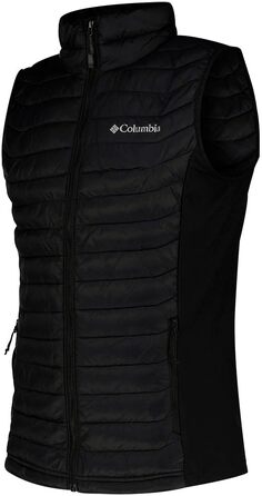 Чоловічий гібридний жилет Columbia Powder Pass Hybrid Vest, чорний, розмір M
