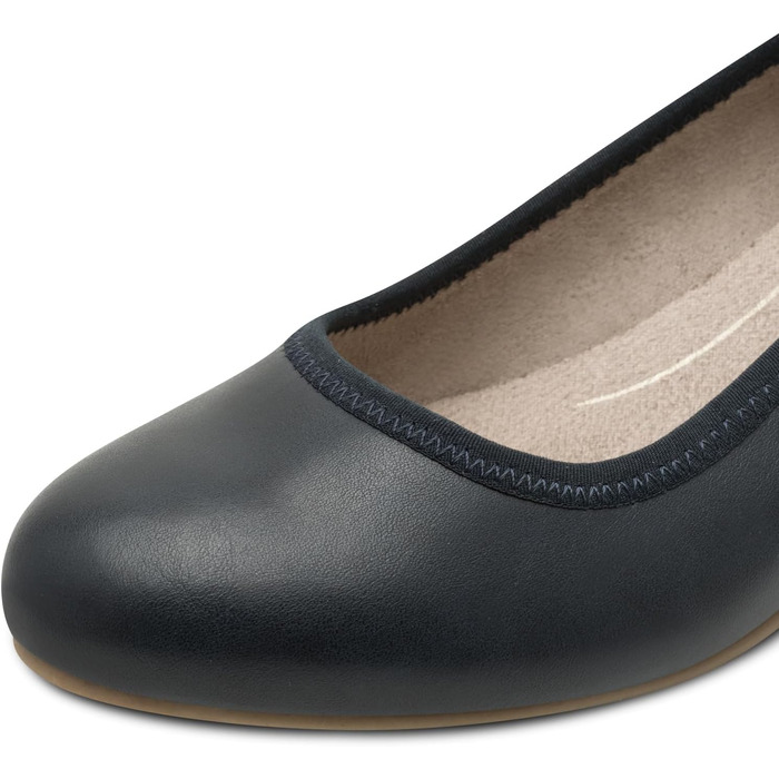 Жіночі туфлі Jana Pumps із синтетичних матеріалів, повнота H, темно-сині (40 EU)