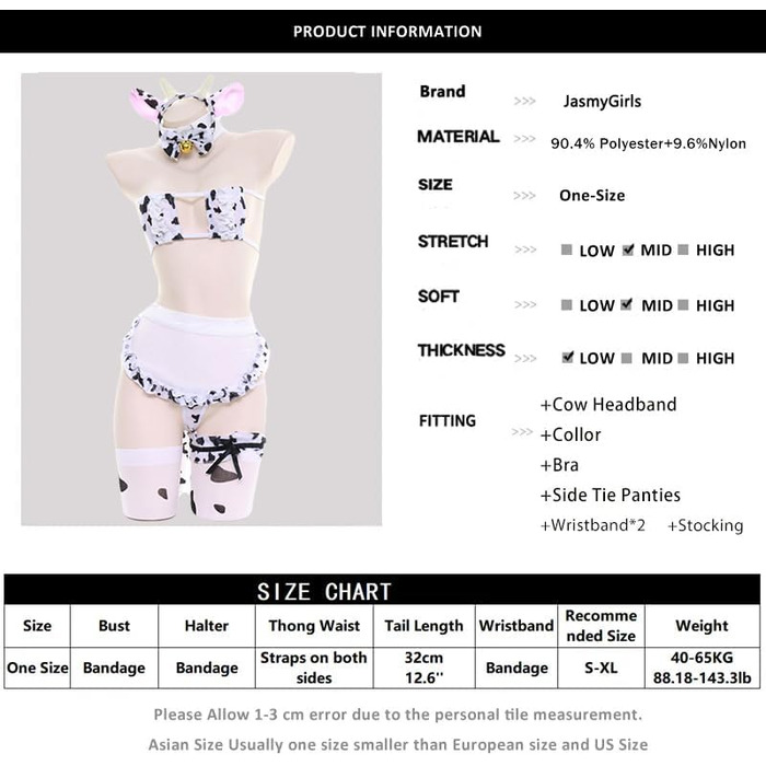 Костюм горничної JasmyGirls: сексуальний сет з мереживом, леопардовий бюстгальтер та трусики, стиль аніме, для дорослих