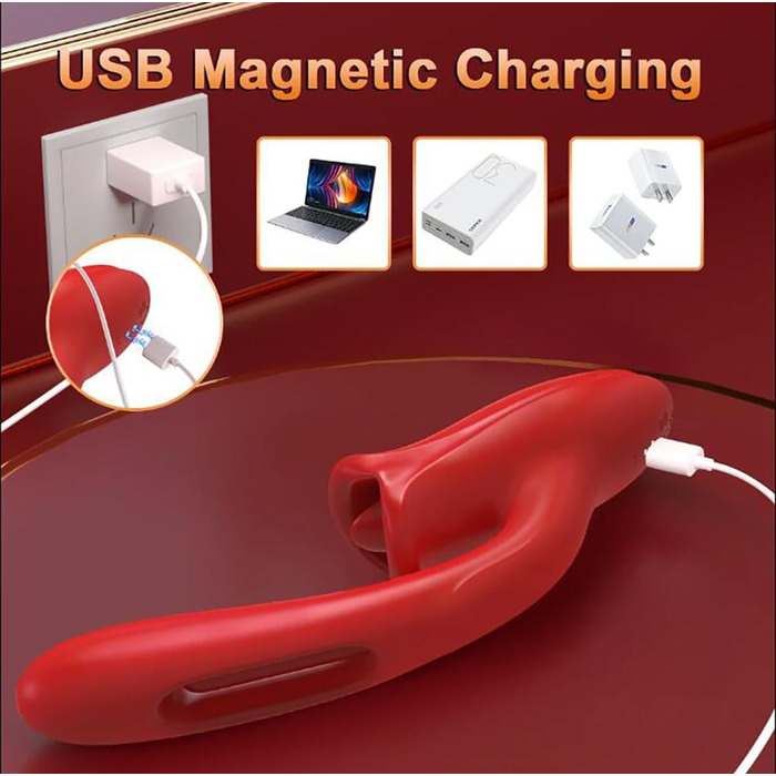 Вібратор JFRong Silikon 3-в-1 Кролик з 10 режимами вібрації, стимулятор G-точки та ануса, для жінок та пар