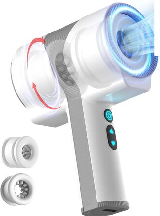 Електричний масажер для чоловіків ChicLSQ Vibrierender Masturbator – для стимуляції та розслаблення, 5 телескопічних та 7 режимів вібрації, автоматичний, з ручкою