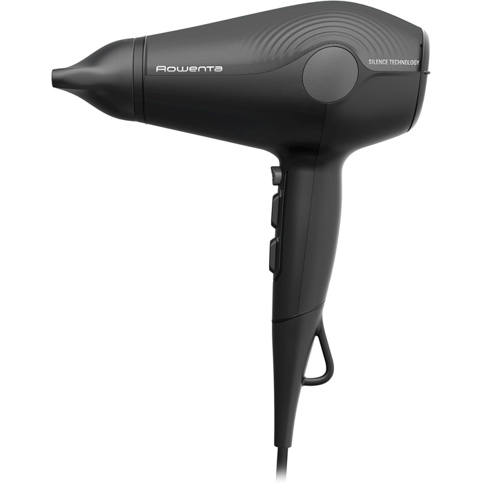 Фен для волосся Rowenta Silent 2100 CV6430F0 UltraSilence: 2100 Вт, іонізація, компактний, з дифузором