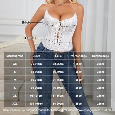 Корсет-топ WHIPPY для повних грудей: вінтажний бюстєль з шнурівкою, готичний овербаст, світло-персиковий, розмір M