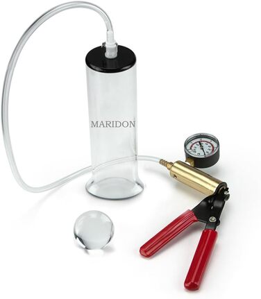 Набір для корекції фалоса: чоловіча помпа з манометром, силіконовий кільце, BDSM іграшка для чоловіків