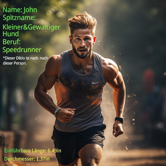 Реалістичний дилда, 20.7 см, з матеріалу, безпечного для тіла, для жінок, з присоскою, John