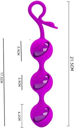 М'ячик для вагінальних вправ Kegel з силікону - тренажер для зміцнення м'язів та покращення сексуального здоров'я