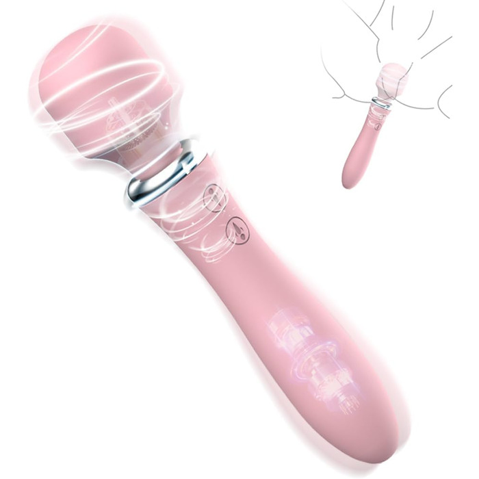 Масажер вібраційний Jpscor для жінок, 2-в-1, електричний, 10 режимів, для дорослих