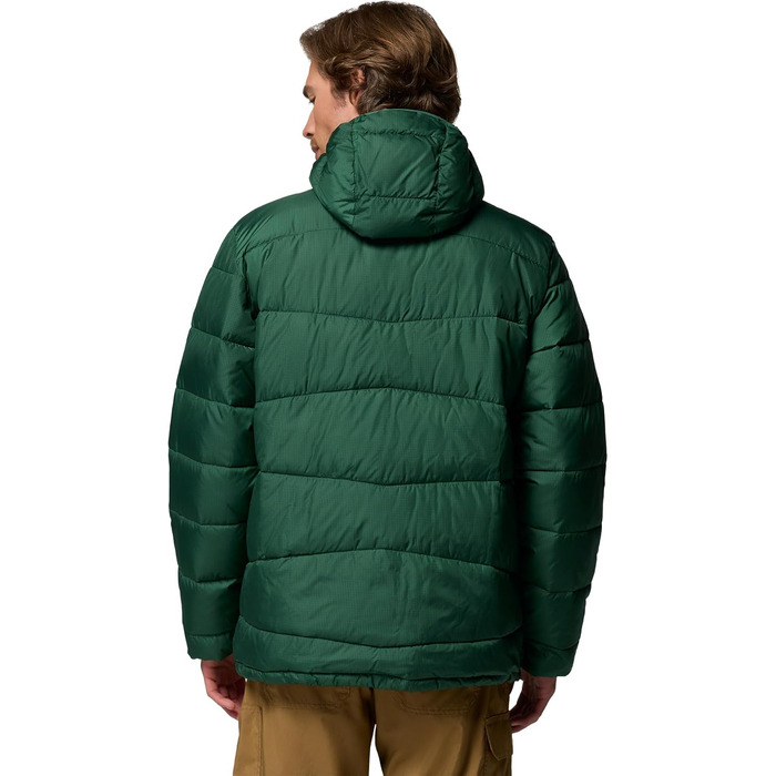 Чоловіча утеплена куртка-пуховик Columbia Fiveile Butte™ II з капюшоном, Rain Forest, розмір XL