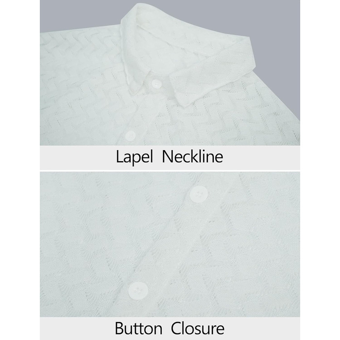 Футболка AIEOE для чоловіків, прозора, мереживна, довгарукава, тонка та дихаюча (L, білий 04)