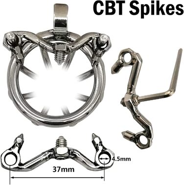 Металевий кайдан для статевого члена з нержавіючої сталі, 57 мм, срібний. Кайдан для статевого члена, пристрій для контролю, сексуальні іграшки для чоловіків.