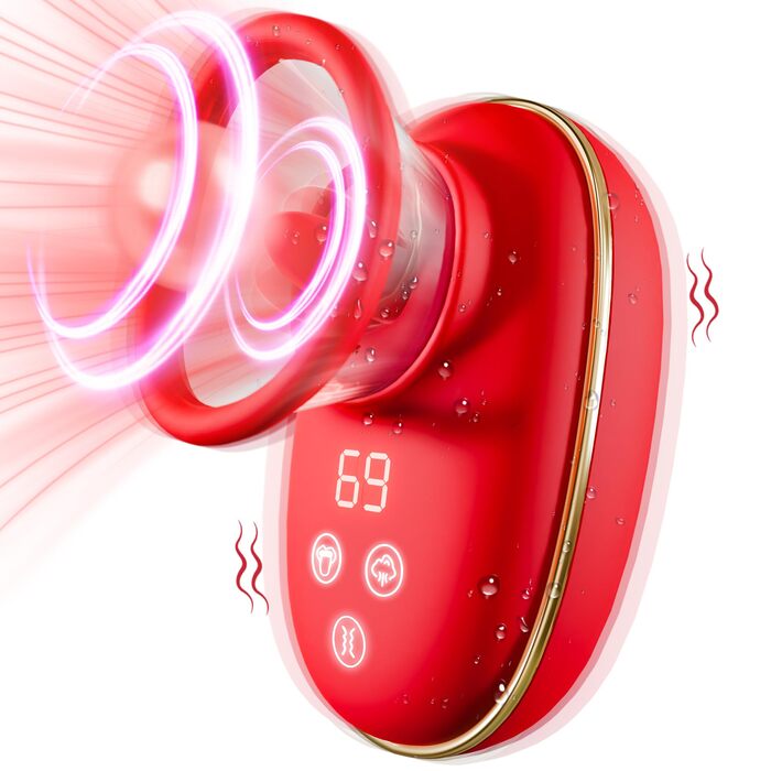 Вібратор для жінок, секс-іграшка для пар: кліторальний масажер з знімним стаканчиком, набір вібраторів з 3 насадками, 9 режимів та вібрацією