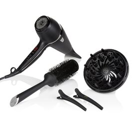 Професійний іонний фен ghd air для швидкого сушіння волосся, чорний (Set Black)