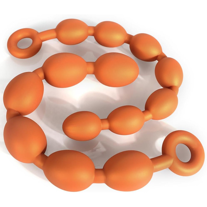 Анальні кулі Jixaxe з силікону: кулі-анальні плаґи для сексуальної стимуляції (5 кульок)