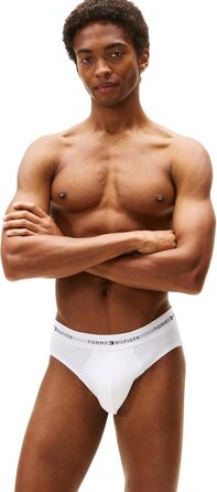 Слип Tommy Hilfiger чоловічий 3p Um0um0370, XL, блакитний (білий/червоний/блакитний)