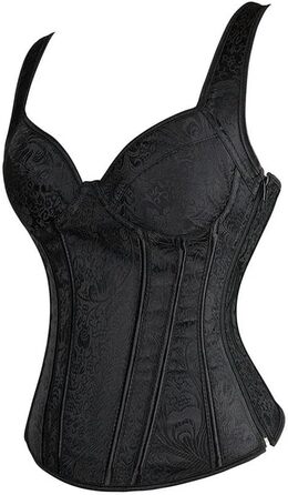 Корсет жіночий YLCYDLYU чорний, великі розміри, корсет з шнурівкою, годе, жакард, топ XL