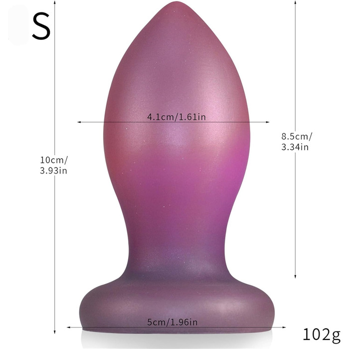 Анальний плагін Hrekssi 6 розмір, м'який силікон, масажер простати, дилататор ануса, для чоловіків та жінок