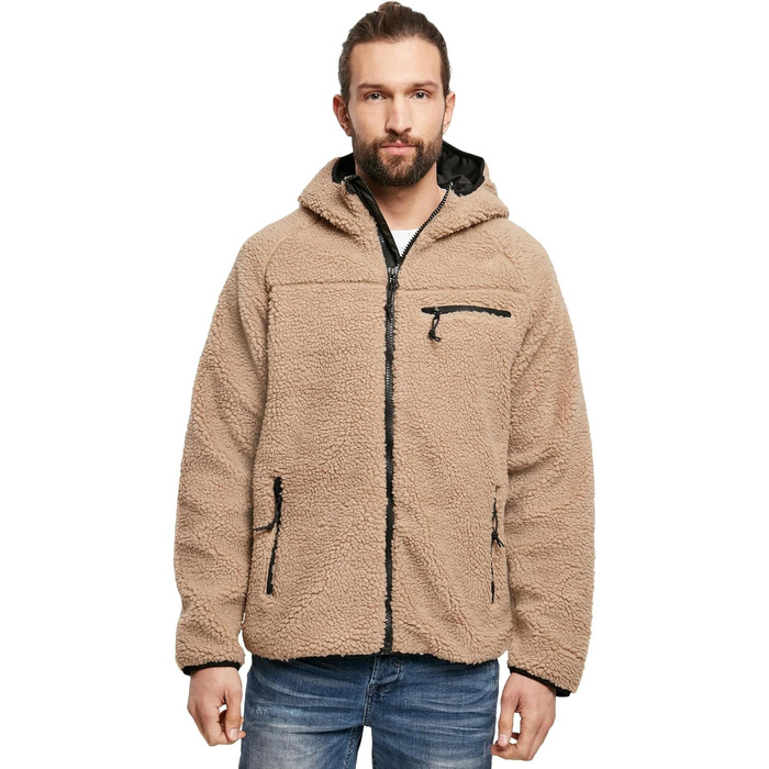 Чоловіча робоча куртка Brandit Teddyfleece Worker Jacket, колір Camel, розмір M