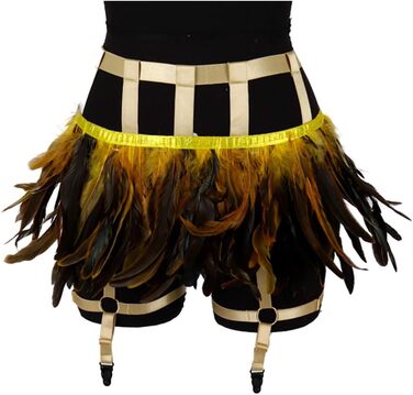 Жіночі мереживні накладки на стегна, ремінці для ніг, пояс для шкарпеток, готичний стиль, регульовані, для клубу, вечірки, танців, фестивалів (білий, світло-жовтий)