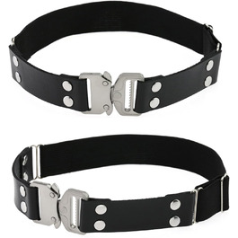 Жіночі готичні набедрені стрічки KUFUN, 2 шт., регульована пряжка, високі панчохи чорного кольору