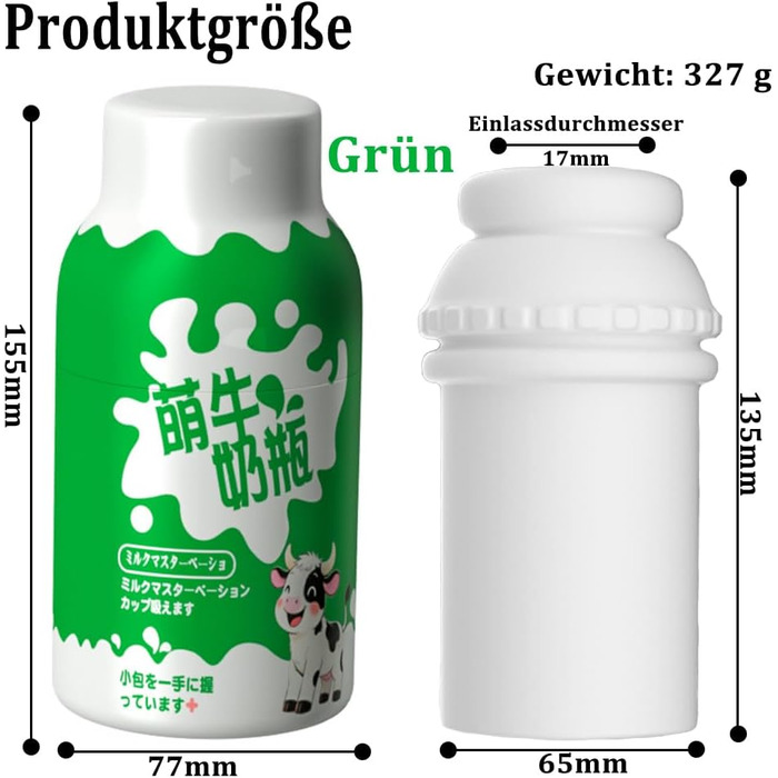 Масажер для чоловіків Kuaecr - Реалістичний секс-іграшка з 3D-анатомією, для соло-інтимних задоволень (зелений)